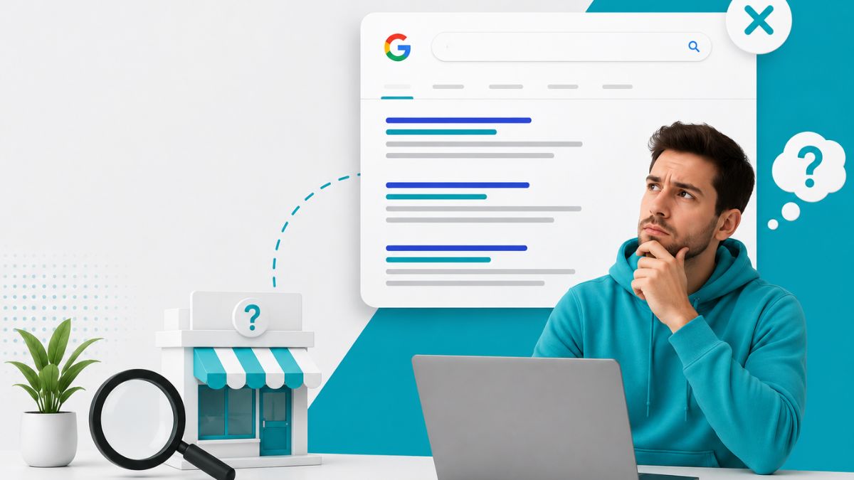 Por qué mi negocio no aparece en Google