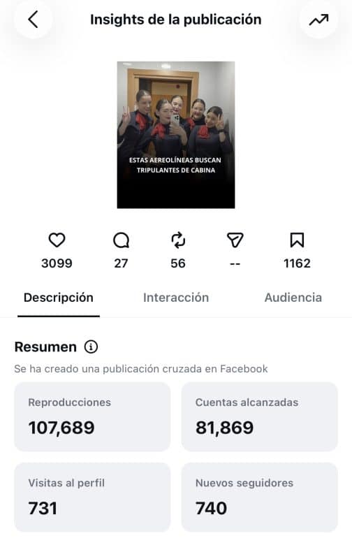 cómo crecer en Instagram sin tiempo en 2026 - 740 nuevos seguidores con una sola publicación